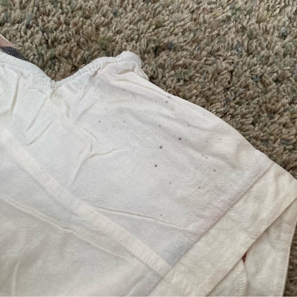 Free People Cassie Short Set White Sz 12 - Picture 14 of 15